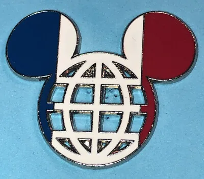 Disney Wdw 2016 Mickey Icon France Flag Lattice Pin • $6.95