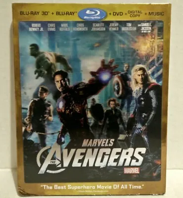 The Avengers (3D Blu-ray/DVD 2012 3DLenticular Slipcover) Marvel Phase One • £18.17