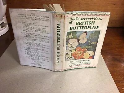 Observers Book Of British Butterflies 1950 • £12.99