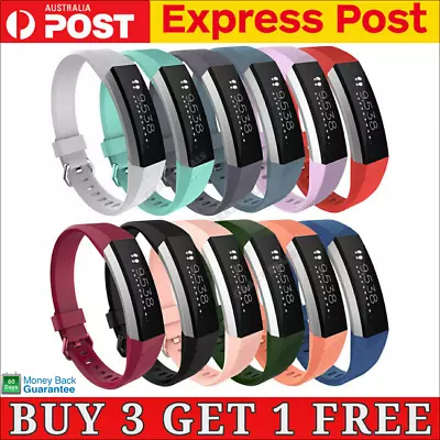 New Replacement Silicone Wrist Band Secure Buckle For Fitbit Alta HR / Alta 2 • $5.09