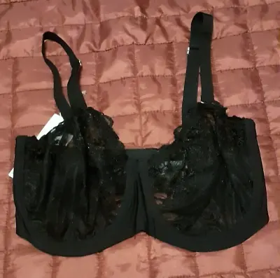 M & S Multiway. Strapless. Ladies Black Bra. Size 32 G . Underwired. New / Tag. • £8