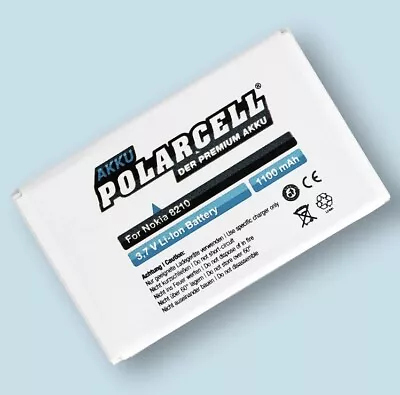 £10 • Buy PolarCell Battery For Nokia 5210 6510 7650 8210 8310 8250 8850 8890 8910i BLB-2