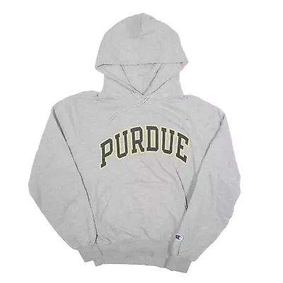 CHAMPION Purdue University USA Hoodie Grey Pullover Mens S • £14.99