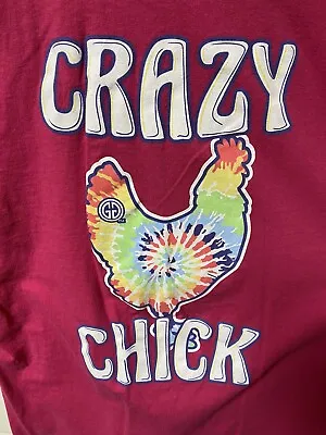 Girlie Girl Originals Crazy Chick T-Shirt Womens M/L Tie Dyed Short Sleeve • $14.99