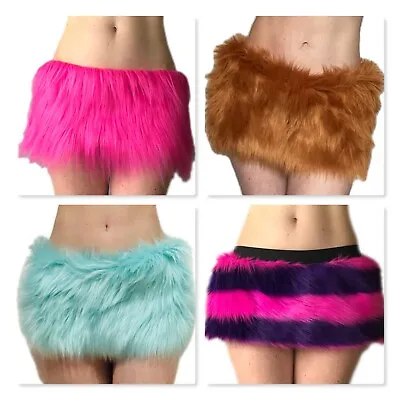 Handmade Faux Fur Skirt Furry Accessory Several Colors • $39.99