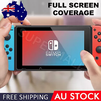 2x Nintendo Switch Tempered Glass Screen Protector For Nintendo Switch OZ • $4.56