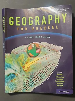 Geography For Edexcel A Level  Year 1 And AS Student Book By Lynn Adams... • £8