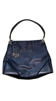 MICHAEL KORS Black Large Shoulder Handbag Purse Leather/Laptop Bag Tote • $30