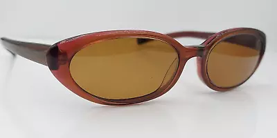 Vintage DKNY 7832S Brown Oval Cat-Eyed Sunglasses FRAMES ONLY • $33