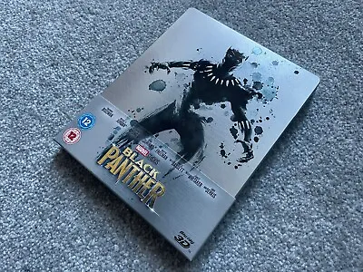 2 For £30 ***flawless Condition*** Black Panther 3d + 2d Blu-ray Uk Steelbook • £19.99