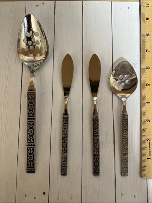 $17.80 • Buy Oneida Community ISABELLA Set Of 4 Serving Pieces Stainless Flatware Silverware