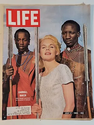 Vintage LIFE Magazine Featuring CARROLL BAKER Kenya On Cover (1964) • $12.99