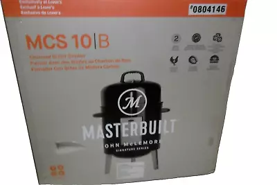 MasterBuilt Charcoal Bullet Smoker Outdoor Cooking MCS10B - New • $50.99