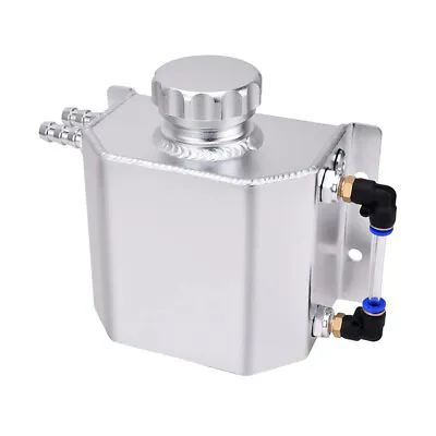 1L Aluminum Radiator Coolant Overflow Bottle Recovery Water Tank Universal Car • $27.44