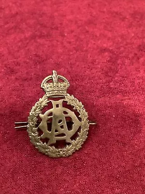 Vintage WW2 Royal Canadian Army Dental Corps Brass Cap Badge • $12