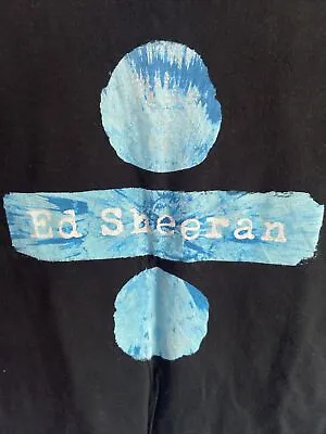 Ed Sheeran Divide T-Shirt Black Short Sleeve Kids Large Youth Ages 9-11 • £3.99