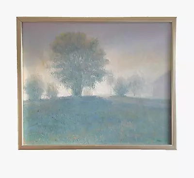 Vintage Impressionist Landscape Oil On Canvas By Swedish Artist Stappe • £330.27