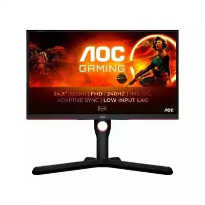 AOC 25G3ZM 24.5  240Hz FHD 1ms Freesync VA Gaming Monitor • $267