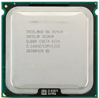 Intel Xeon X5460 Quad-Core 3.16GHz 12MB 1333MHz LGA771 120W CPU Processor SLANP • $13.99