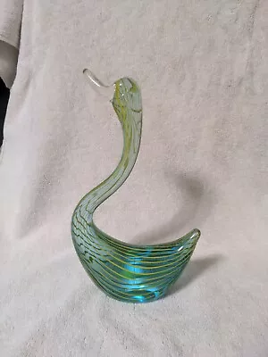 Vintage Murano Glass Venetian Bird Figurine With Sticker • $85