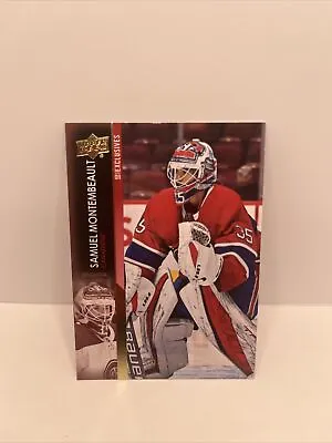 2021-22 UD Exclusives SAMUEL MONTEMBEAULT 006/100 Montreal Canadiens Rare #585🔥 • $88.30