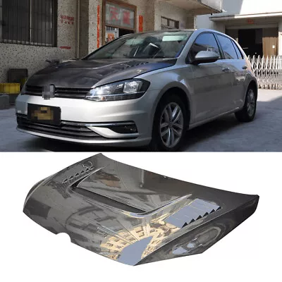 $1295.80 • Buy Carbon Fiber VR Style Engine Hood Bonnet Cover For VW Golf GTI MK7 7.5 2015-20 