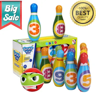 £11.95 • Buy Kids Bowling Play Set, Gift Toys For 2,3,4,5 Year Old Boys Girls Birthday Gift