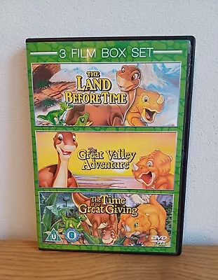 The Land Before Time - 3 DVD Box Set - Very Good Condition • £6