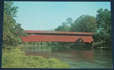 Covered Bridge Laurelton PA Postcard  • $2