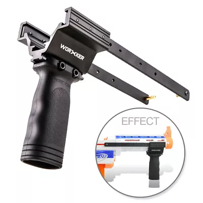   Worker MOD Pump Kit Vertical Grip Alloy Rail For Nerf Retaliator Modify Toy • $35.95