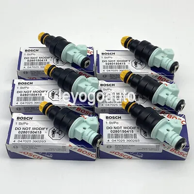 6PCS Fuel Injectors OE 0280150415 For BMW E36 325i M50 M52 M50B25 M52B25 2.5L • $104.50