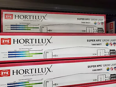 Hortilux Super HPS Grow 1000-Watt Bulb For Digital Ballast (6 Pack) • $420