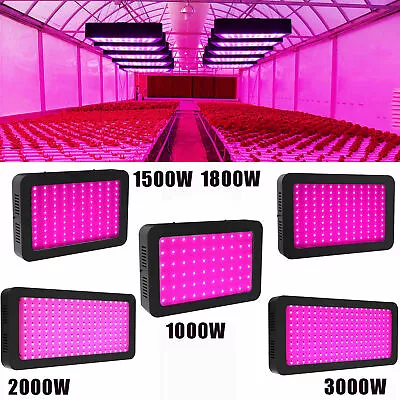 $40.99 • Buy Full Spectrum LED Grow Light 1000W 2000W 3000W Indoor Plant Flower Bloom Growing