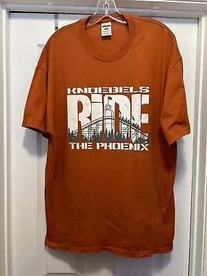 Knoebels XL T Shirt Ride The Phoenix Wooden Roller Coaster Amusement Park • $14.99