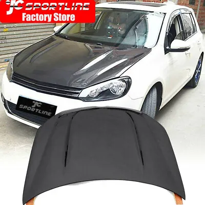 $1933.24 • Buy Fits VW GOLF 6 MK 6 /GTI/ R 2010-2013 Carbon Fiber Engine Hood Bonnet Lid Cover