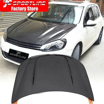 Fits VW GOLF 6 MK 6 /GTI/ R 2010-2013 Carbon Fiber Engine Hood Bonnet Lid Cover • $1933.24