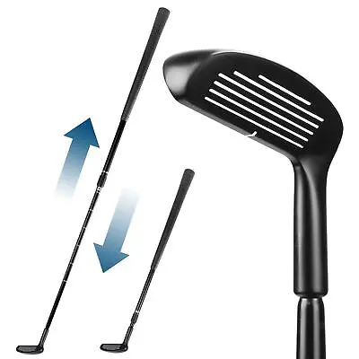 Golf Chipper Two Way Black Adjustable Golf Wedge For Adults Beginners Unisex • $118.91
