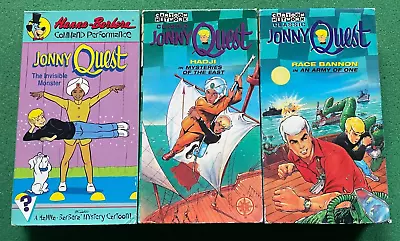 JONNY QUEST Invisible Monster Mysteries Of The East Army Of One 3 VHS + FREE DVD • $29.99