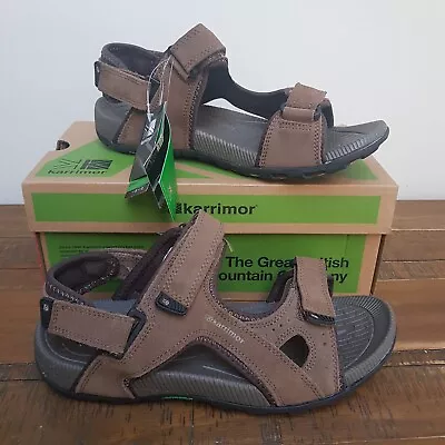 NEW Mens Karrimor Adjustable Comfort Brown Suede Antibes Sandle Water Shoe UK 8 • £24.99