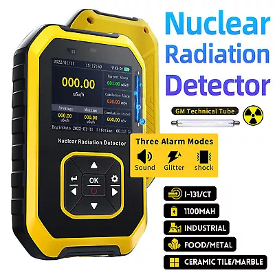 Nuclear Radiation Detector GM Counter βγX-Ray Dosimeter Monitor-1100mA • $38.88