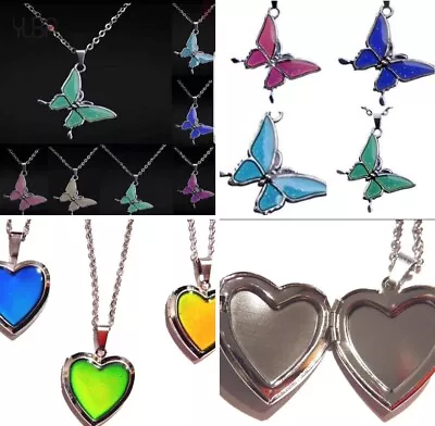 1 Mood Heart And 1  Butterfly Changes With Mood & Temperature 1 Of Each. • $35