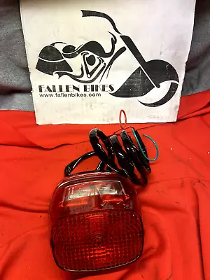 Vintage Harley Davidson Motorcycle Tail Light Assembly With Wiring • $48.99