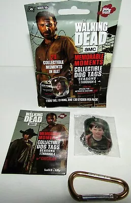 The Walking Dead Memorable Moments Dog Tags Seasons 1 Thru 4 Carl Grimes #7 • $7.95