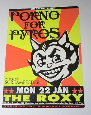 Porno For Pyros Original Concert Poster 1996 • $55