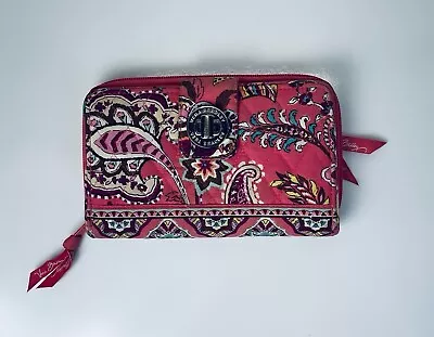 VERA BRADLEY English Meadow Frill Ruffle Wristlet Wallet Authentic • $15