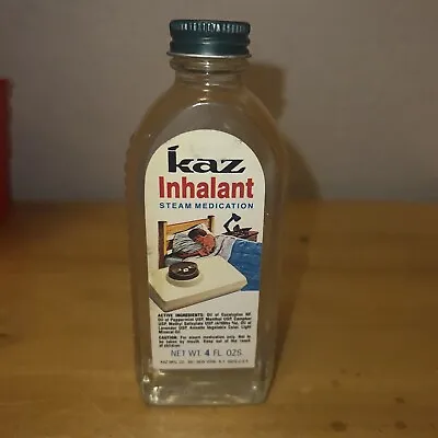 Vintage Kaz Inhalant Steam Medication Congestion For Electric Vaporizers USA • $20