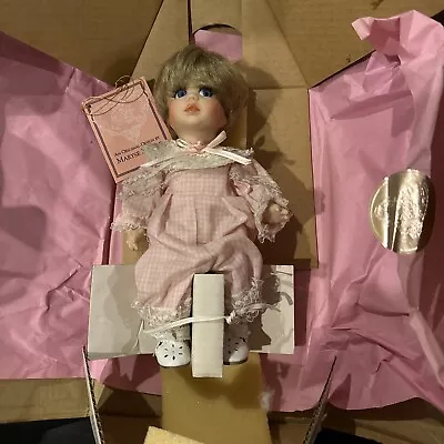 Franklin Heirloom Doll Handcrafted Maryse Nicole Treasure • $55