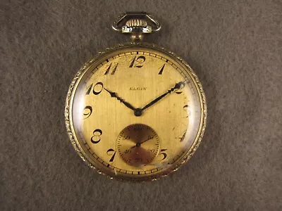 Vintage 1925 ELGIN Pocket Watch - 12s Grade 303 15 Jewels - 14k Gold Filled • $24