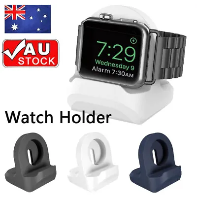 $10.98 • Buy Silicone Charge Stand Station Docks For Apple Watch Series 1/2/3/4/5/SE/6