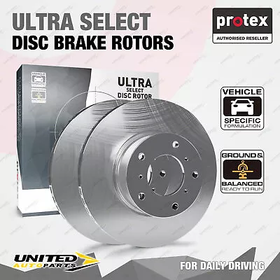 Pair Front Protex Solid Disc Brake Rotors For Nissan 620 720 2WD OD 271mm • $157.80